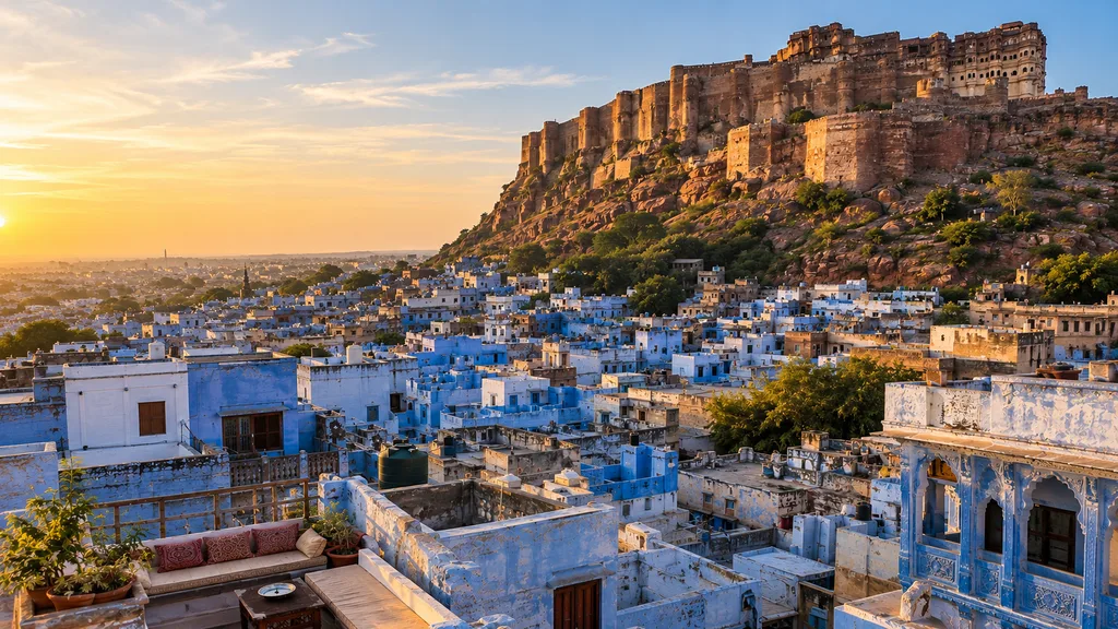 Blue City houses in Jodhpur Old City Blue City houses in Jodhpur Old City