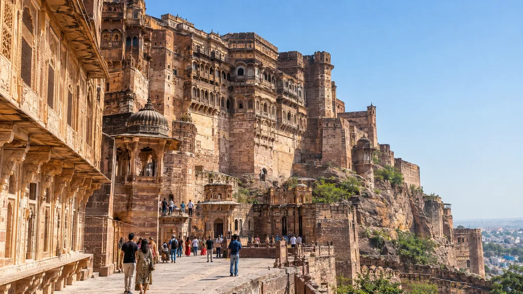 Mehrangarh Fort in Jodhpur Rajasthan Mehrangarh Fort in Jodhpur Rajasthan